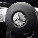BLINGOOSE Pour Mercedes Benz - Accessoires de volant - Autocollant à paillettes AMG - Pour Mercedes-Benz W203 W204 W205 A ...