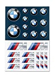 BMW Set D'Autocollants avec Logo M