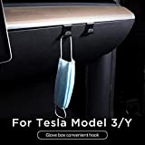 boîte à gants pour Tesla Model 3 et Y, accessoires fonctionnels de Modification intérieure, modèle 3 2021, crochet pratique
