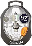 Boîte de lampes de rechange OSRAM ORIGINAL H7, lampes de phares halogènes, 12 V véhicules de tourisme, CLKM H7, ensemble complet ...