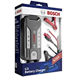 Bosch C3 - Chargeur de Batterie Intelligent et Automatique - 6V/12 V / 3.8 A - pour Batteries Plomb-Acide, GEL, ...