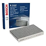 Bosch R2197 - Filtre d'habitacle anti-odeurs au charbon actif - filtre à poussière et à pollen