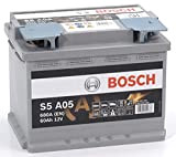 Bosch S5A05 - Batterie Auto - 60A/h - 680A - Technologie AGM - adaptée aux Véhicules avec Start/Stop