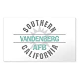 CafePress - Vandenberg AFB - Autocollant rectangulaire pour pare-chocs de voiture