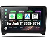 CAMECHO Android 11 Autoradio pour Audi MK2 TT 2008-2014, 2G+32G, Wireless Carplay Android Auto, 9" HD écran Double Din Bluetooth ...