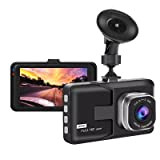 Caméra Voiture 720P Ultra HD Caméras 120 ° Grand Angle Caméra de Voiture WDR Enregistrement en Boucle DVR Moniteur de ...