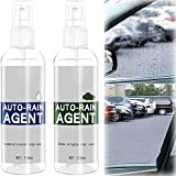 Car Glass Waterproof Coating Agent, Car Glass Anti-Fog Rainproof Agent, Auto Rain Agent Spray, Suit for Cars Windows, Windshields, Mirrors, ...