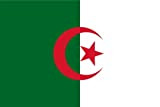 Car sticker ensign 15 cm autocollant du drapeau algérie plastifié très durable