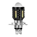Chemini Ampoule H4 LED Moto Pour Feux de Route Feux de Croisement LED HS1 l'ampoule du Phare Amber&Blanc 12V-1 Lampe