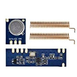 Chniafin Kit de Module sans Fil Ask 433 MHz Transmetteur RF STX882 + Récepteur RF SRX882S + 2 antennes à ...