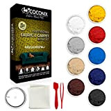 Coconix Kit de réparation de tissu et moquette – Réparateur de siège de voiture, canapé, meubles, tapisserie d'ameublement ou veste ...