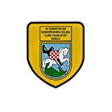 Copytec Patch/badge – 44 Bataillon de pompier Jure Franceti? Dombranska Bonja HVO Unité spéciale Hrvatsko vije?e obrane Croatie, emblème de ...