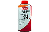 CRC 32695-AA 32695-AA-SILICONE Pro Lubrifiant synthétique en silicone. Nourriture plastique, caoutchouc, etc. 500 ml, noir