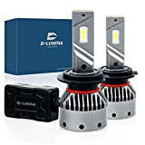 D-Lumina Ampoule H7 LED Voiture Anti Erreur Canbus 100W 16000LM Auto Car Lampe Feux Conversion Ampoule Light 6000K - 5 ...
