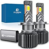 D-Lumina Ampoule H7 LED Voiture Anti Erreur Canbus,120W 28000LM Auto Car Lampe, Feux Conversion Ampoule Light 6000K, Thick Copper Tube ...