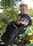 DERYAN Bike-A-Way - Chancelière unique, belle et chaude - Facile à utiliser - Avec poncho - Protège votre enfant du ...