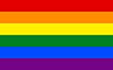 DIPLOMAT-FLAGS Drapeau Arc-en-Ciel. Symbole homosexuel | Drapeau Paysage | 0.06m² | 20x30cm Drapeau de Voiture