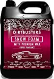 Dirtbusters Snow Foam Shampoing Mousse Nettoyant pour Entretien Professionnel de Voiture, avec Cire Haute Brillance et Parfum Cerise - Lavage ...