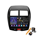 DLYAXFG Autoradio 1 Din Android 11.0 Radio pour M-itsubishi ASX 2010-2016 GPS Navi 9''Tactile Ecran Voiture MP5 Lecteur Vidéo Multimédia ...