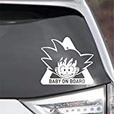 Dragon Ball Wall Decal bébé à bord de Goku Dragon Ball Z vinyle autocollant autocollant dans la fenêtre de voiture ...
