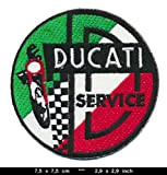 Ducati Service, écusson thermocollant moto Desmo Oldtimer DUC05