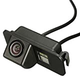 Éclairage Plaque d'immatriculation HD CCD Caméra de Recul Voiture en Couleur Vue arrière Imperméable Vision Nocturne,Haute-résolution HD pour Ford Mondeo ...