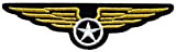 ecusson aile avion aviateur us air force pilote top gun moto usa aviateur thermocollant 9,5x3cm patche badge skull crane moto ...