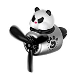 Everpert Cartoon Panda Pilot Pilote Air Ferrinisseur d'air Automobile Ventilateur, Clip de Parfum de Voiture, Clips de Ventilation Diffuseur D'arôme ...