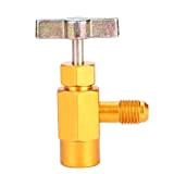 EVGATSAUTO 1/4"adaptateur de filetage SAE R-134a R-134 AC robinet de réfrigérant peut distributeur outil de valve 1/2" filetage Acme