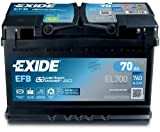 EXIDE EFB EL700 Batterie de Voiture 70Ah 720A