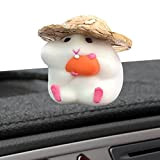 FASSME Adorables décorations de voiture en forme de hamster - Décoration de tableau de bord en résine pour intérieur de ...