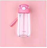 fgg Timbale Enfants Enfants Consommation d'alcool Portable Rose Tasse Bouteille d'eau avec Corde 500ML fengong