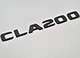 FNWD Noir Mat CLA 200 Insigne de démarrage arrière emblème numéro de Lettre Compatible pour CLA édition Classe AMG C117