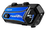 FODSPORTS M1-S Plus Intercom Casque Moto Bluetooth avec Partage de Musique/Microphone muette/FM 8 Riders Interphone HD Audio Stéréo Musique 900 ...