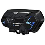 FODSPORTS M1-S Pro Intercom Bluetooth Moto, Interphone 8 Voies Intercome Bluetooth Moto Casque avec Hi-FI, Réduction du Bruit CVC, Mains ...