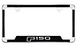 Ford F 150 License Plate Frame (2 Hole/Zinc, Chrome/Black)