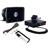 FreeTec 8 sons, signal d'alarme 200 W, alarme automatique, sirène d'urgence, kit PA avec microphone manuel et interrupteur pour police, ...
