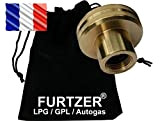 Furtzer Adaptateur Dish de réservoir de gaz GPL pour Bouteilles de gaz Adaptateur de Propane Parfait pour Les Bouteilles de ...