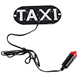GAESHOW Taxi Light 12V Led MagnéTique De Taxi Sur, Luz Taxi pour Panneau de Toit Taxi pour Taxi, Taxi Pare-Brise ...