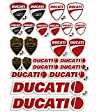 GamesMonkey Stickers KIT Stickers Ducati Corse Badge Panneau Entier 24 pièces Moteur Casque Moto Offre …