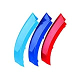 Garnitures de calandre avant de couleur M, 3 couleurs à clipser pour BMW séries 3/4/5/6/7 et X3/X5/X6/X7 (cet ASIN est ...
