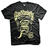 Gas Monkey Garage - T-Shirt GMG avec Logo - Produit sous Licence Officielle - Noir - Noir - XL