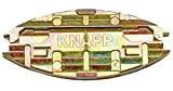 Gedotec Lot de 10 raccords coulissants pour meubles en bois KNAPP METAL K026 | Fonte en zinc moulé sous pression ...