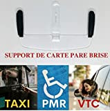 Générique My-ACC Support Carte handicapé VTC Taxi pour Pare-Brise