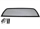 GermanTuningParts Déflecteur de Vent pour MG MGF MGTF (1996-2012) - Pliable - Noir | Filet Anti-Remous Coupe | Déflecteur d'air