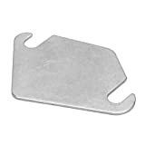 Gorgeri EGR Blanking Gasket, Joint en acier inoxydable EGR Blanking Block Plate Fit for 1.4 1.6(Without holes)