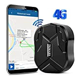 GPS Tracker pour Voiture 4G 10000mAh 80 Jours en Veille Aimant Puissant Etanche Suivi en Temps réel APP Gratuite Tracker ...