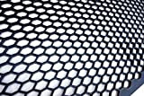 Grille Universelle Calandre Noir Nid D'abeille Pare-Choc Prise D'air 104 x 34 cm