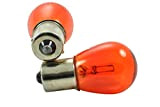 HABILL-AUTO 10 Ampoules halogene BA15S / P21W Orange 12V/21W S25