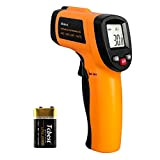 Helect Thermomètre Infrarouge, Sans Contact Laser Thermomètre Infrarouge de -50°C à 550°C, Ecran LCD Rétroéclairé (Pas pour l'homme)